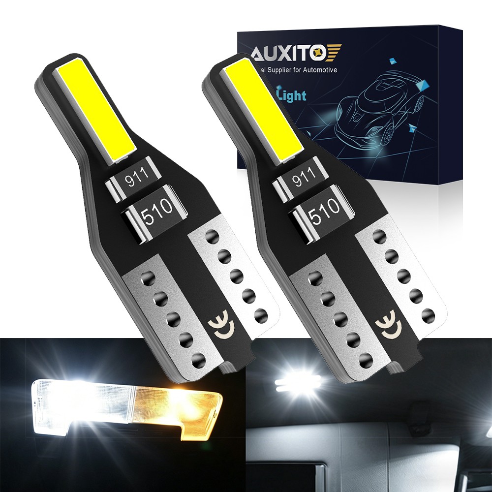 10-100 T10/194/W5W LED Bulb 6000K White Super Bright Map Reading Dome Door Light