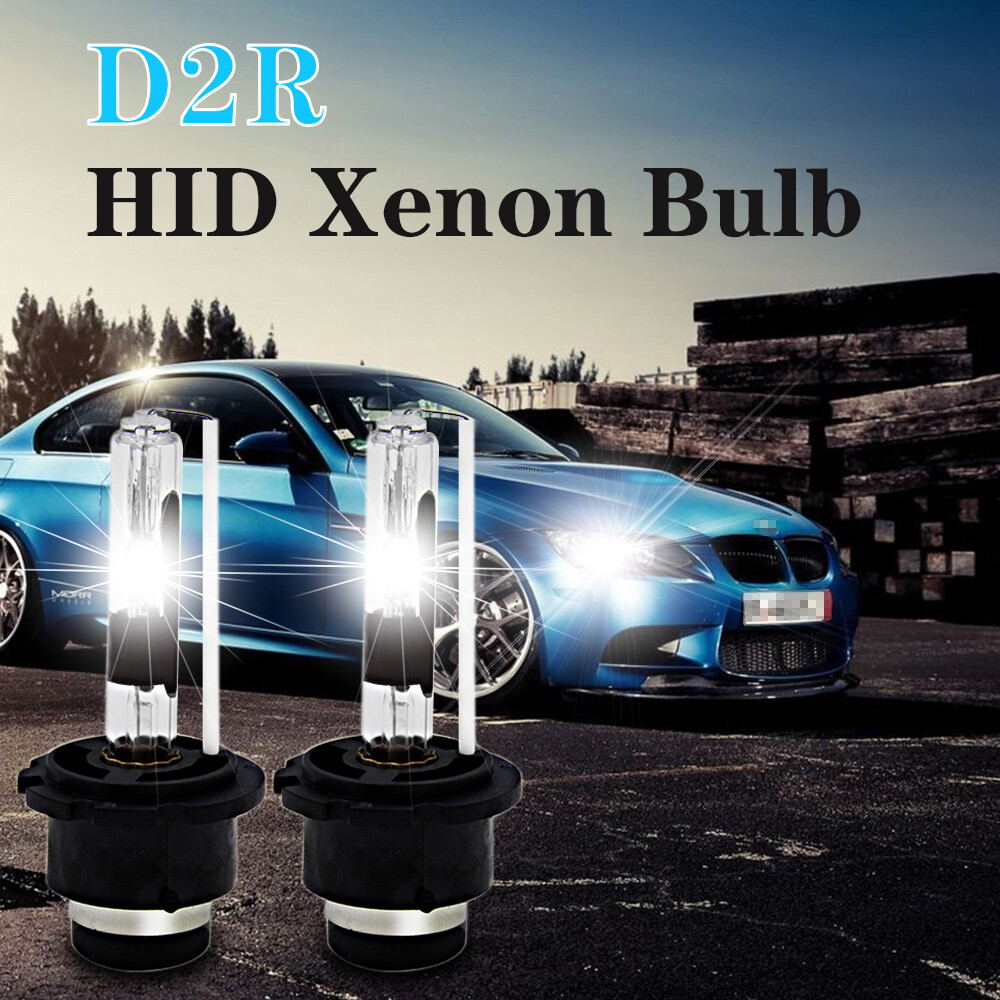 2x D2S 55W 6000K HID Xenon Replacement Low/High Beam Headlight Lamp Bulbs White