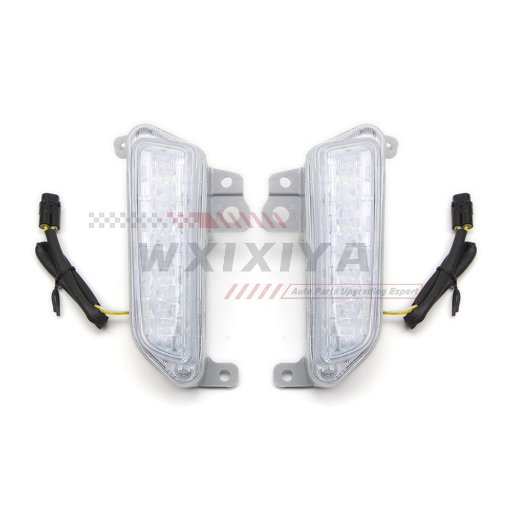 LED DRL for Honda Jazz Fit 2014-2017 Daytime Running Light Fog Turn Signal Lamp