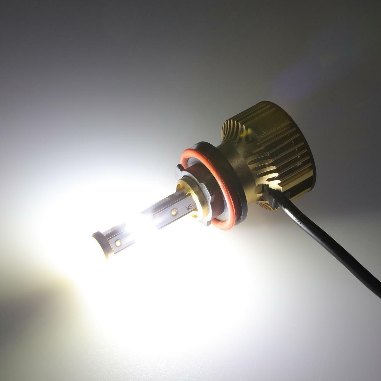 4 Sides H11 H9 H8 LED Headlight Bulb Conversion Kit Super Bright Low Beam 6000K