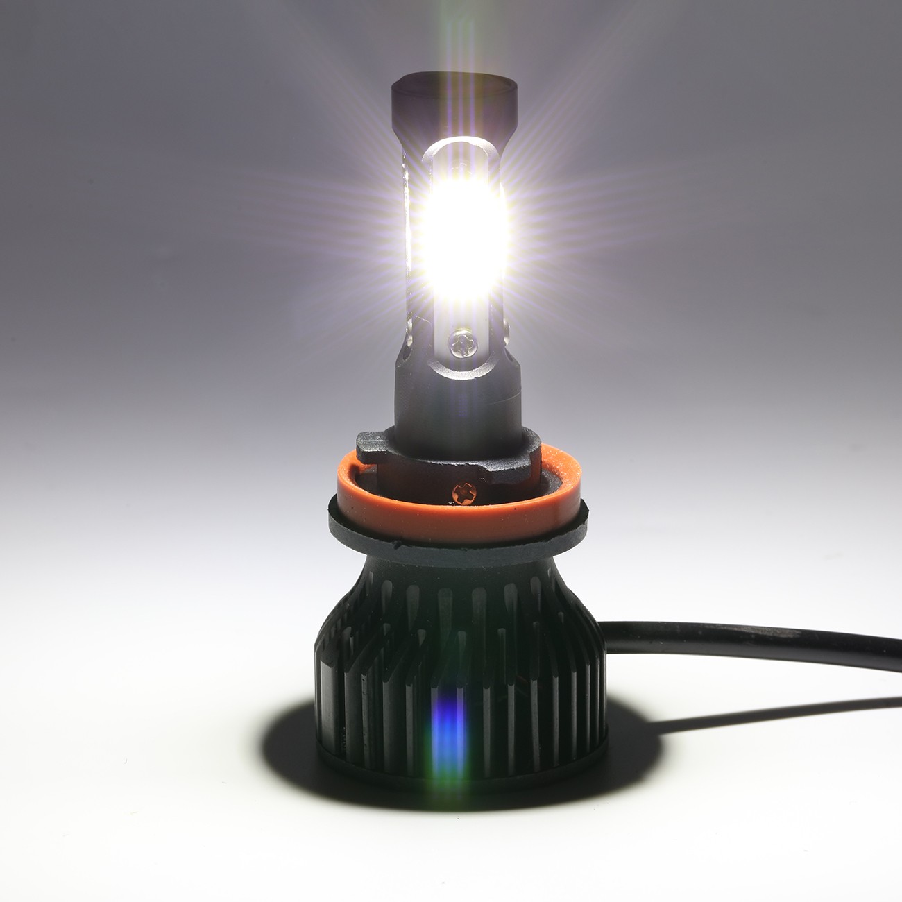 4-Sides H11 LED Headlight Bulb White Low Beam Conversion Kit 2500000LM Bright 2x