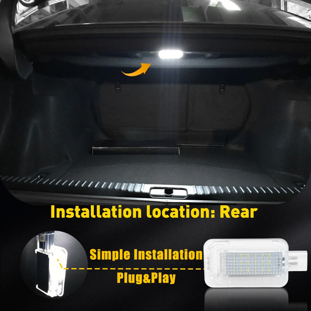 Bright White 18-SMD LED Trunk Cargo Area Light For 2007-20 Honda Fit/Jazz/Accord