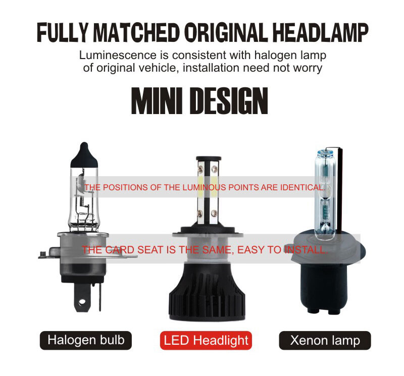 For Nissan Pathfinder 2017-2020 2x 6000K White LED Headlight High/Low Beam Bulbs