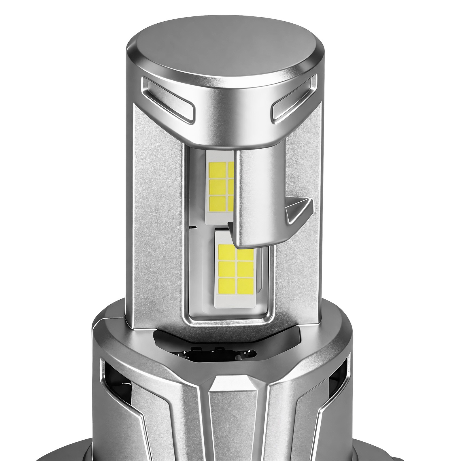 2Pcs H4 LED Headlight High Low Beam Bulbs 28W 6500K Super White Bright