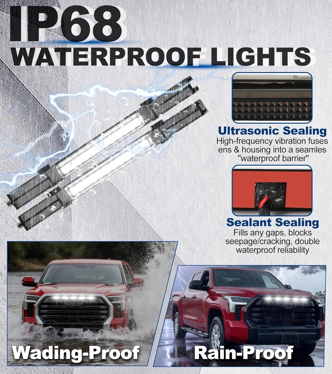 Direct-Snap LED Grill Lights for 2022-2026 Toyota Tundra 3rd Gen Accessories