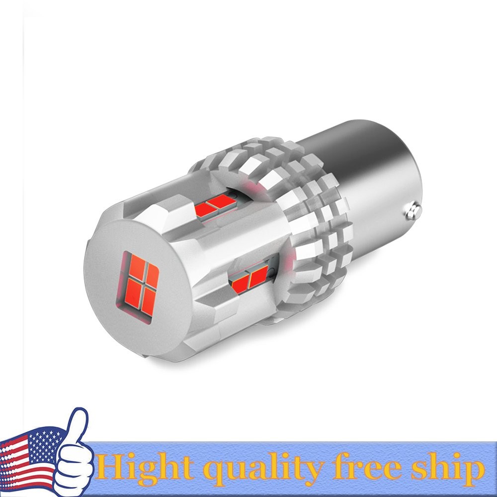 1/2set Red 1157 BAY15D Bright 7528 Tail Stop Light Brake LED Bulb Lamp AUXITO