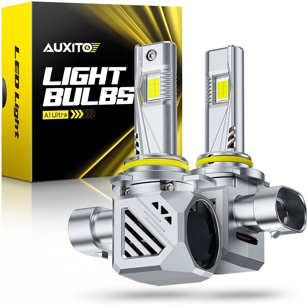 2PCS 9012 HIR2 LED Headlight Super Bright Bulbs White 6500K 50000LM High/Low US