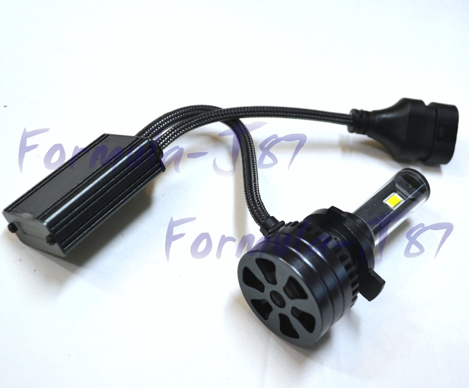 LED Kit F15 140W 9012 HIR2 Lime Yellow Two Bulbs Headlight Low Beam Upgrade Lamp
