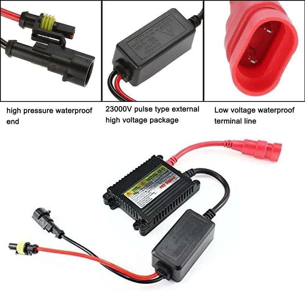 2Pcs 12V 55W HID Ballast Replacement Ultra-Slim Ballast Car Xenon Light Kit US