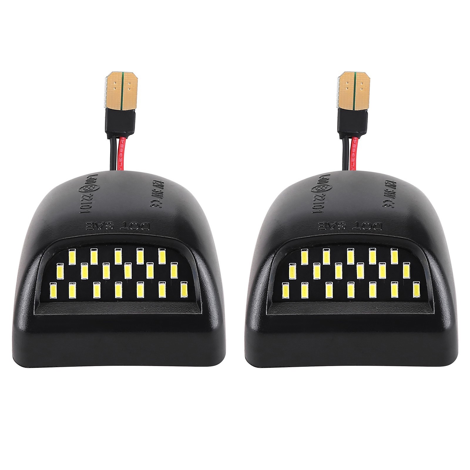 2x Bright White LED Tag License Plate Light Rear For Chevy Silverado 1500 99-13