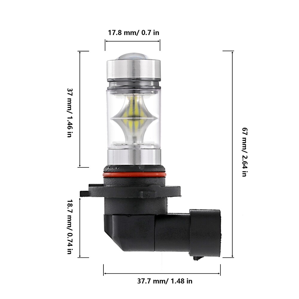 9006 9005 HB4 9145 LED DRL Fog Light Bulbs Super Bright 6000K 160W White