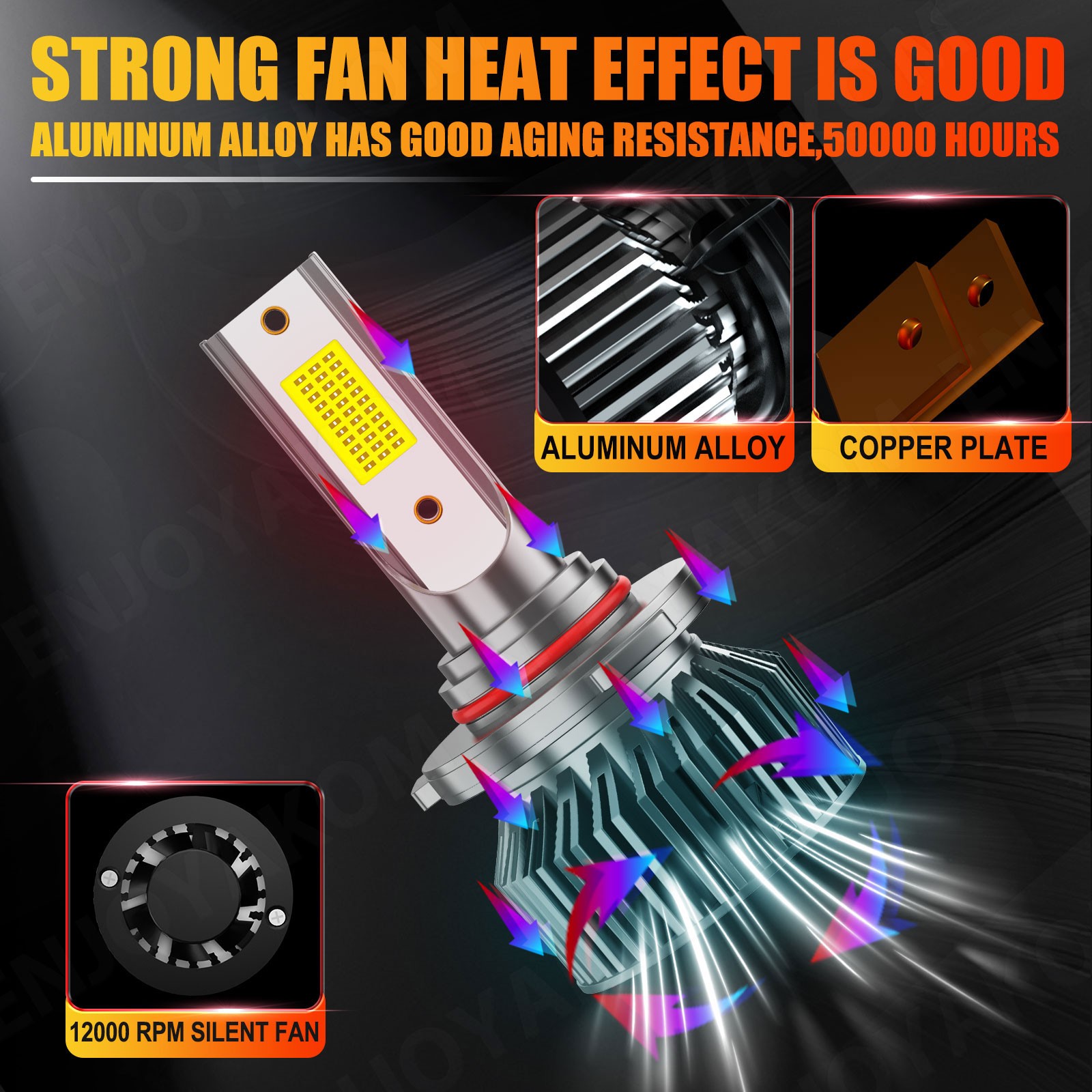 4x 9005 H11 LED Headlight Kit Bulbs High Low Beam Combo For Scion XB 2008-2015