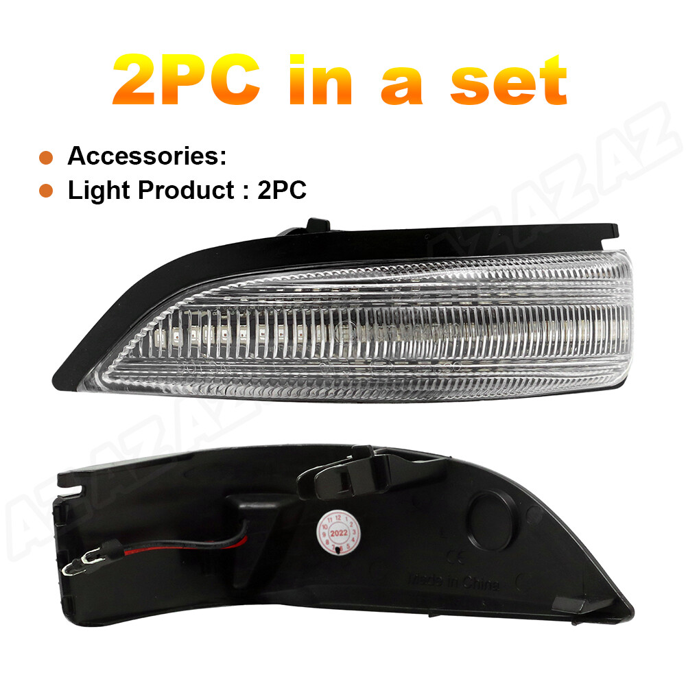 For Toyota Yaris Vitz Camry Saloon Sequential LED Side Mirror Turn Signal Lights
