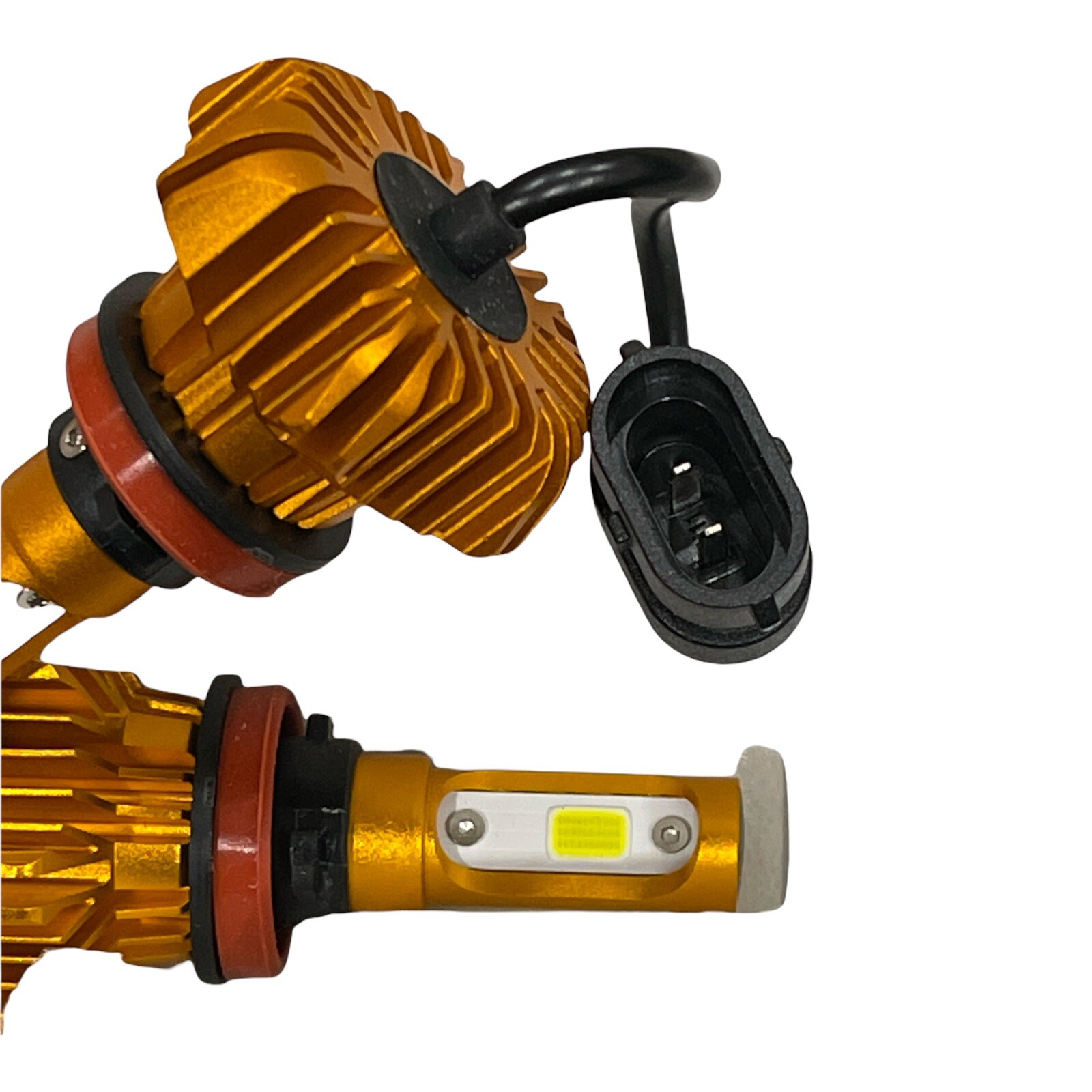 Headlight H11 LED Light Bulbs 6500K Aviation Aluminum