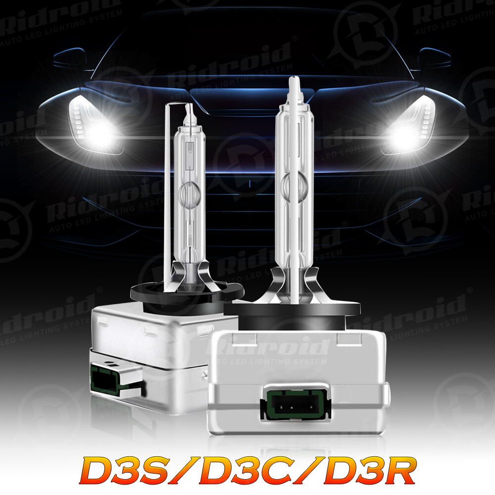 2PCS NEW D3S 66340 6000K WHITE BRIGHT 35W HID XENON LIGHT BULBS SET HEADLIGHTS
