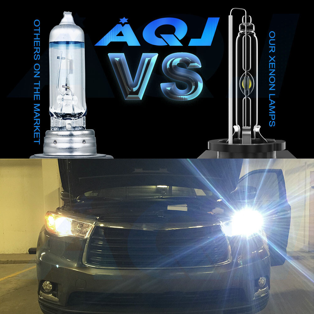 For BMW X5 2007-2015 White Front HID Headlight High-Low + LED Fog Light Bulbs