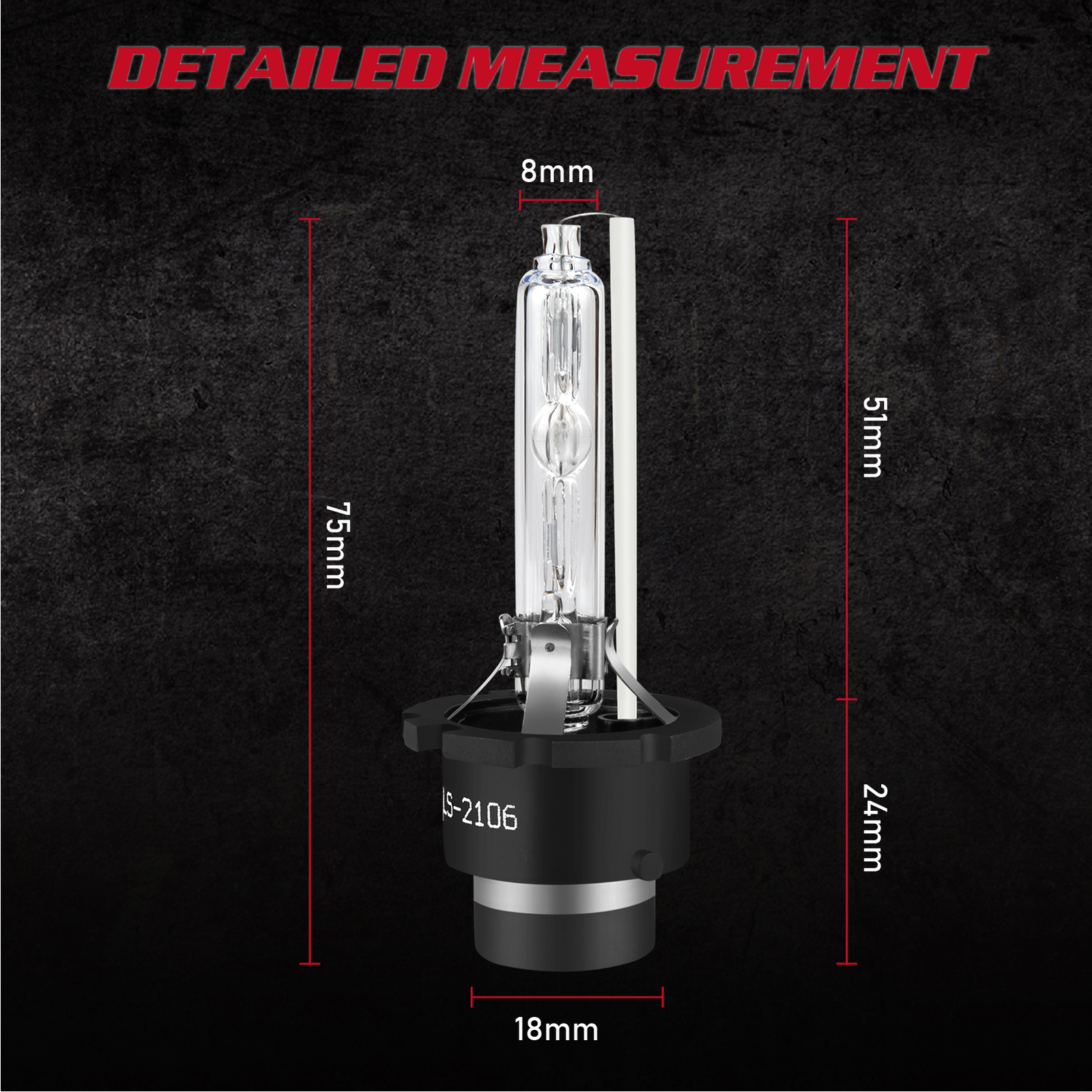 For BMW X5 00-2006 D2S Low Beam Xenon HID Headlight Replacement Bulbs Qty 2