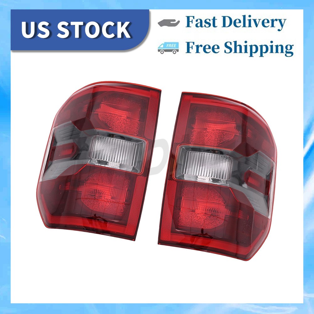 2Pcs Left +Right LED Tail Light Smoke Lens For 2022-2026 Ford Maverick Lariat