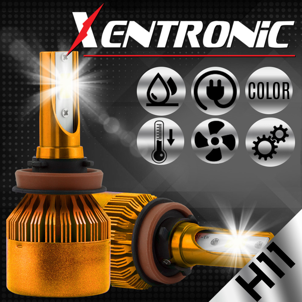 H11 720W 72000LM Dual-Sided LED Headlights Kit High Low Beam Bulbs 6K High Power