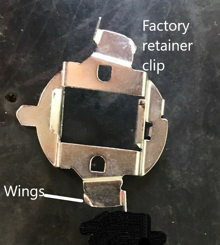 H7 LED Bulbs Holder retainers clips for Audi, VW, Skoda & Other makes listed UK