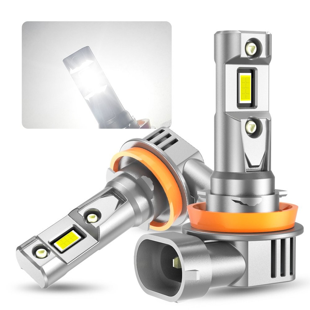 2X LED Headlight H11 High Beam Low Beam Bulb Super Bright 6500K Xenon White EAAE
