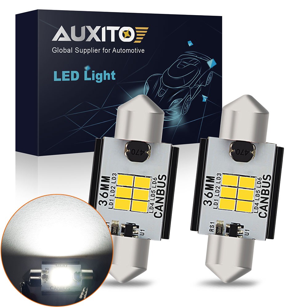 12v CAR LED BULB C5W XENON WHITE 3020 SMD LED FESTOON NUMBER PLATE31 36MM Lamp