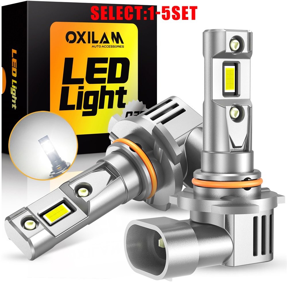 OXILAM Q36 9005 HB3 LED Headlight Bulbs 100W High Beam 6500K Bright White 2-10X
