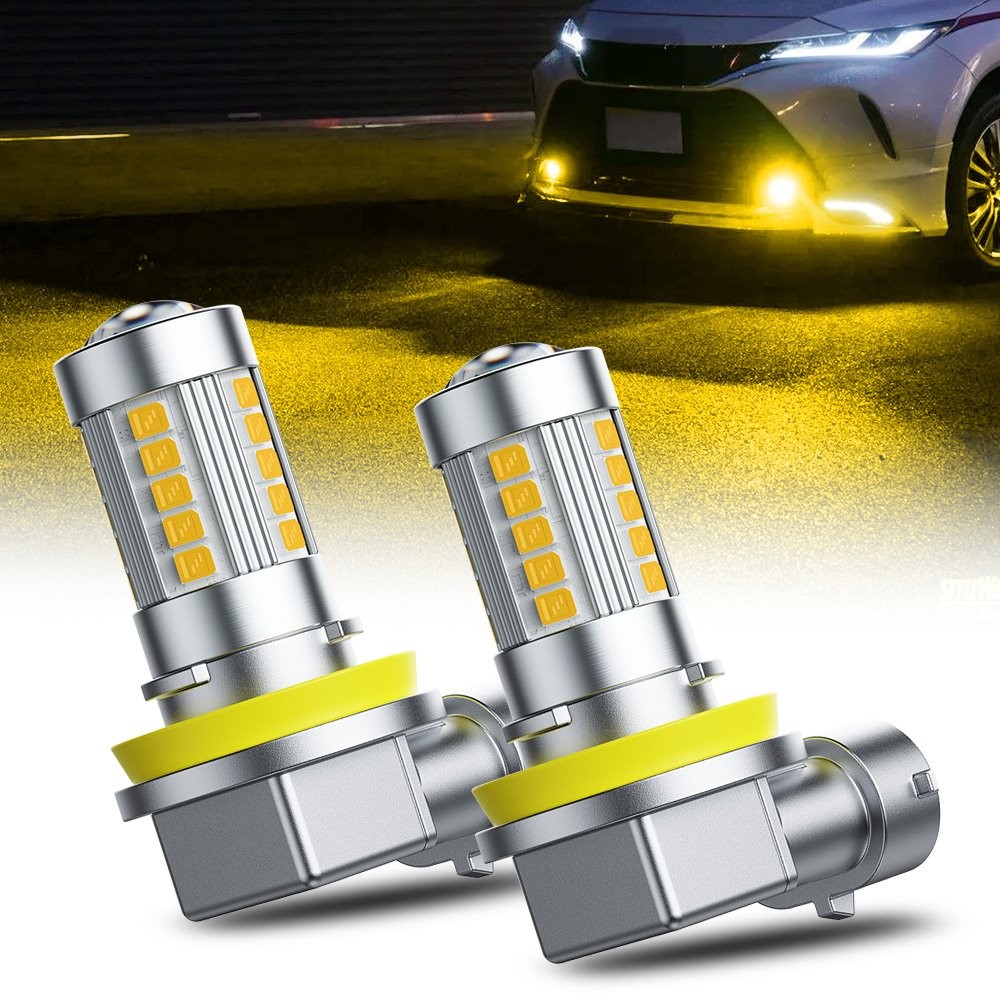 H11 H8 LED Conversion Kit Fog Light Bulb Lamp SuperBright 3000K GOLDEN YELLOW N