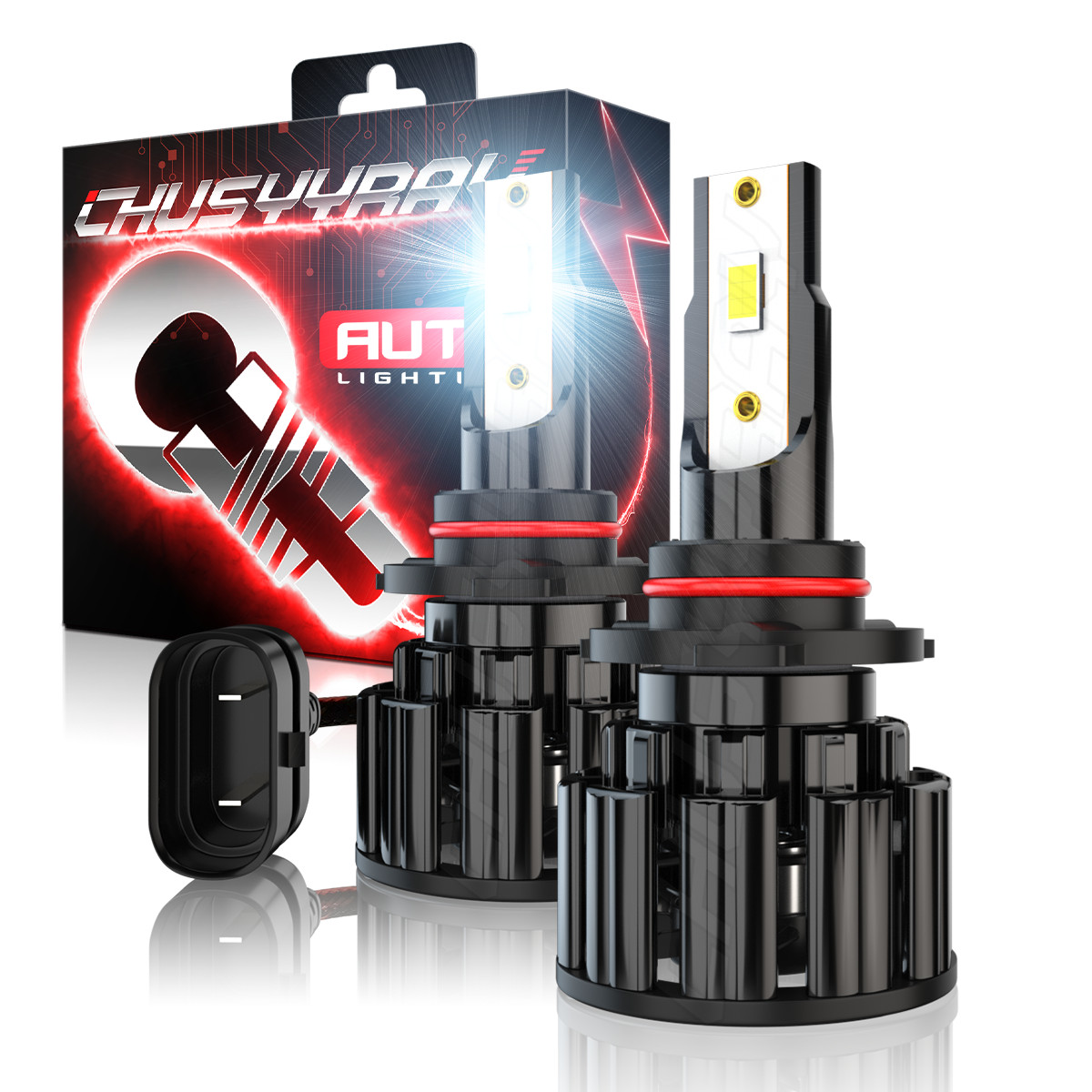 fit Chevrolet Volt 2011-2015 6000K 2X 9012 LED Headlight Bulbs High/Low Beam Set