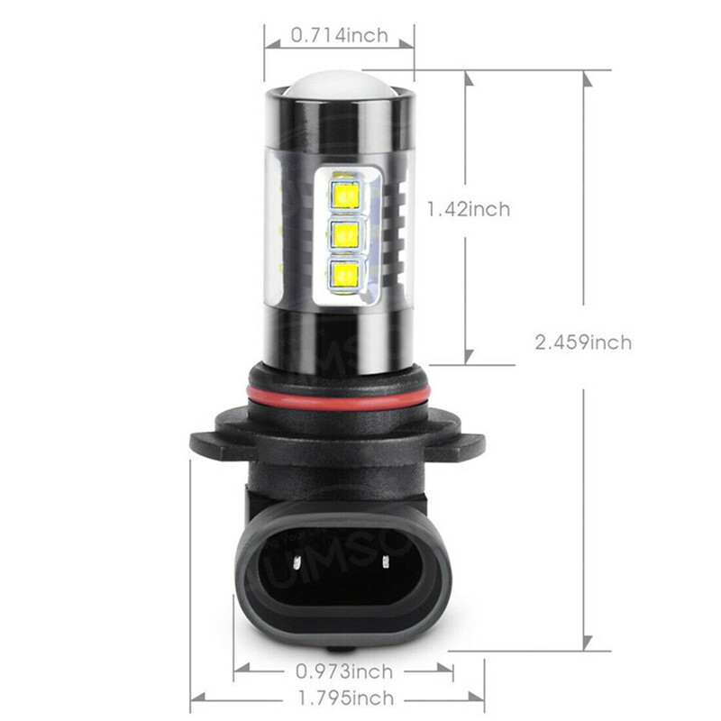 For 2007-2009 Dodge Nitro White Front LED Headlight FogLight Bulb Combo Kit