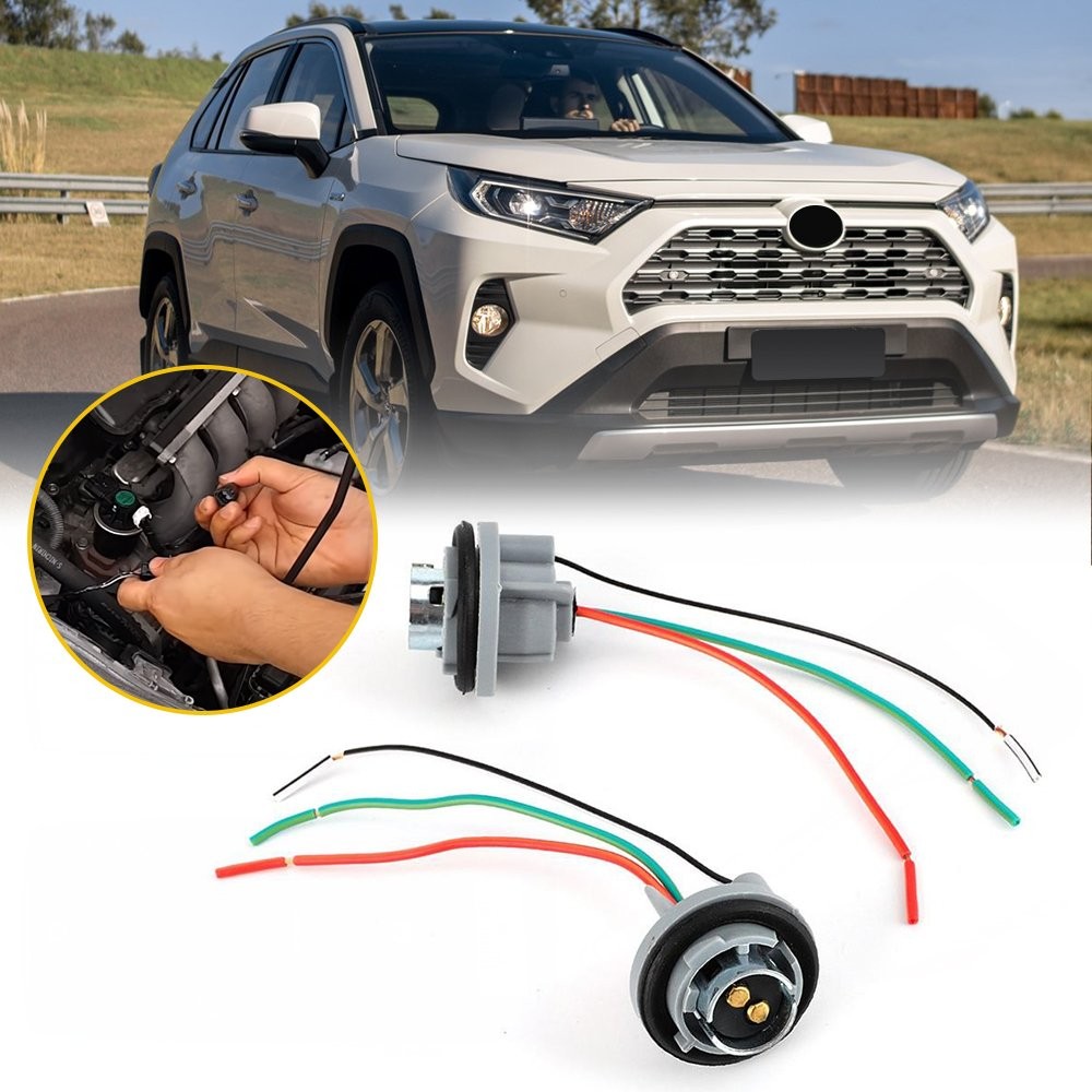 Universal Pigtail Wire Female Socket 1157 2 Harness Brake Stop Park Replacement