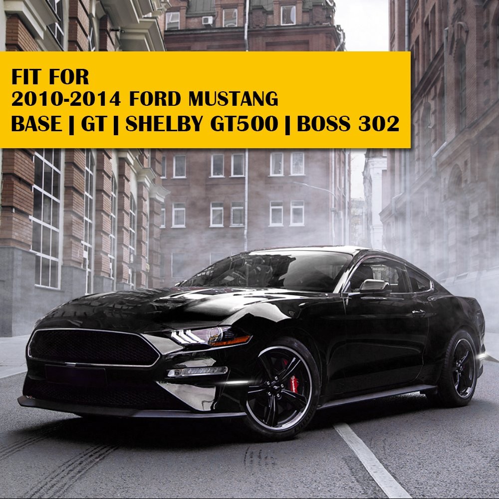Front Left Right White LED Side Marker Lights For 2010 2011 2012-14 Ford Mustang