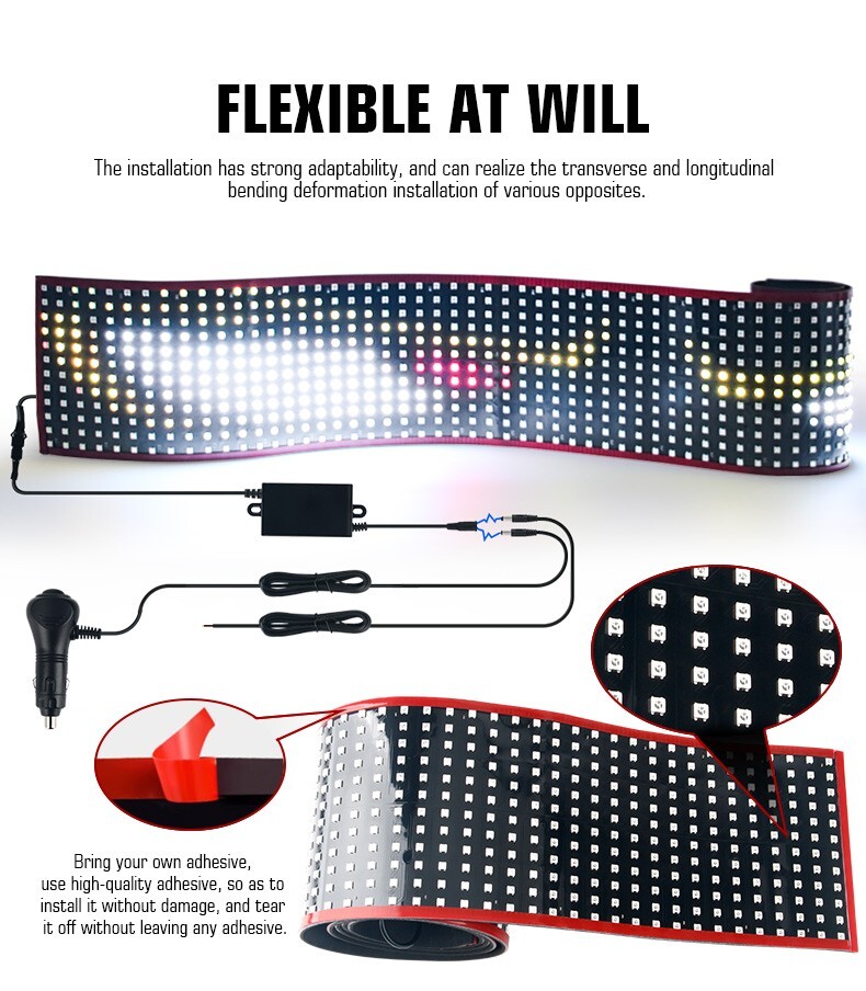 200CM Truck Specific Devil’s Eye LED-Screen Car Eye Truck Dynamic LED Light USA