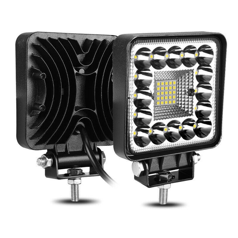 Automobile Lamp LED Work Light 50000 Hours 82W Per Light 6000K White Brand New