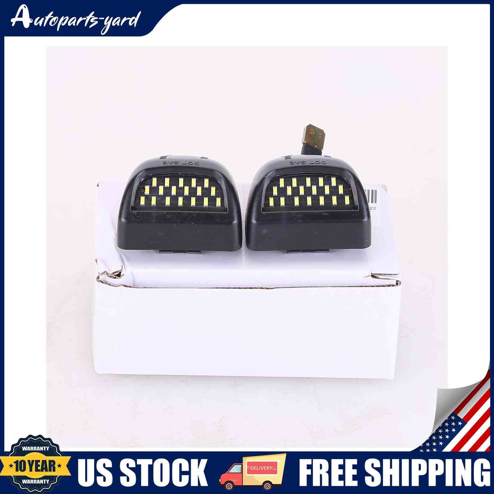 2x New Car License Plate Light Fit For Chevrolet Pickup Truck US Stock