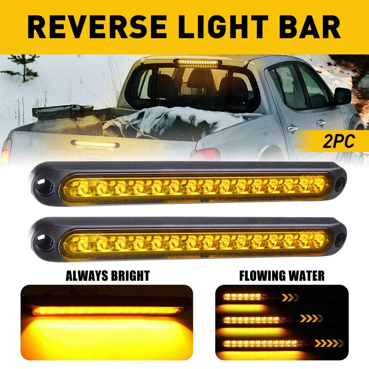 2X SMOKED LED SIDE MARKER LAMP TURN SIGNAL FLOWING LIGHT AMBER SEQUENTIAL BRIGHT
