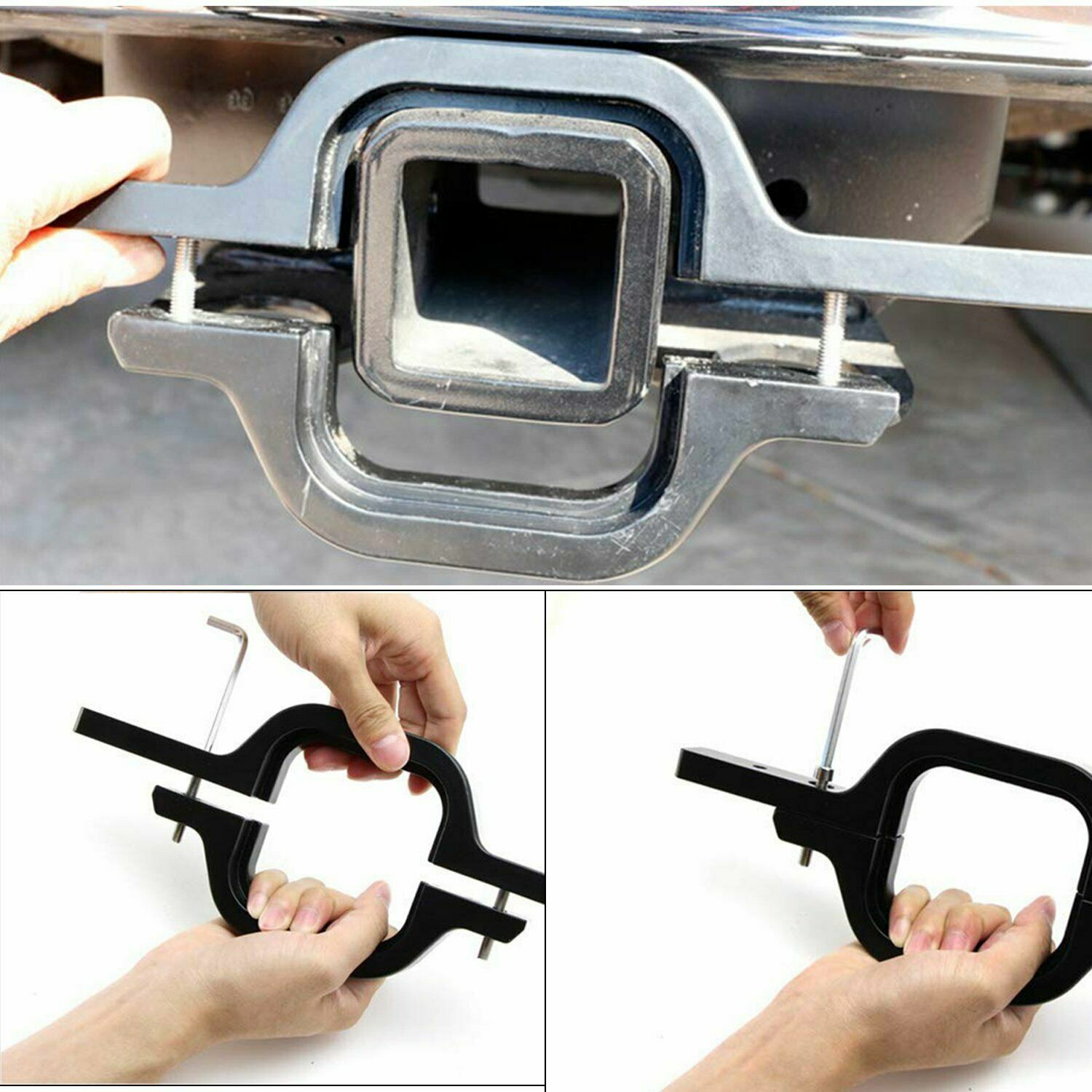 4″ COMBO LED Work Light Pods Backup Reverse For Truck+Tow Hitch Mounting Bracket