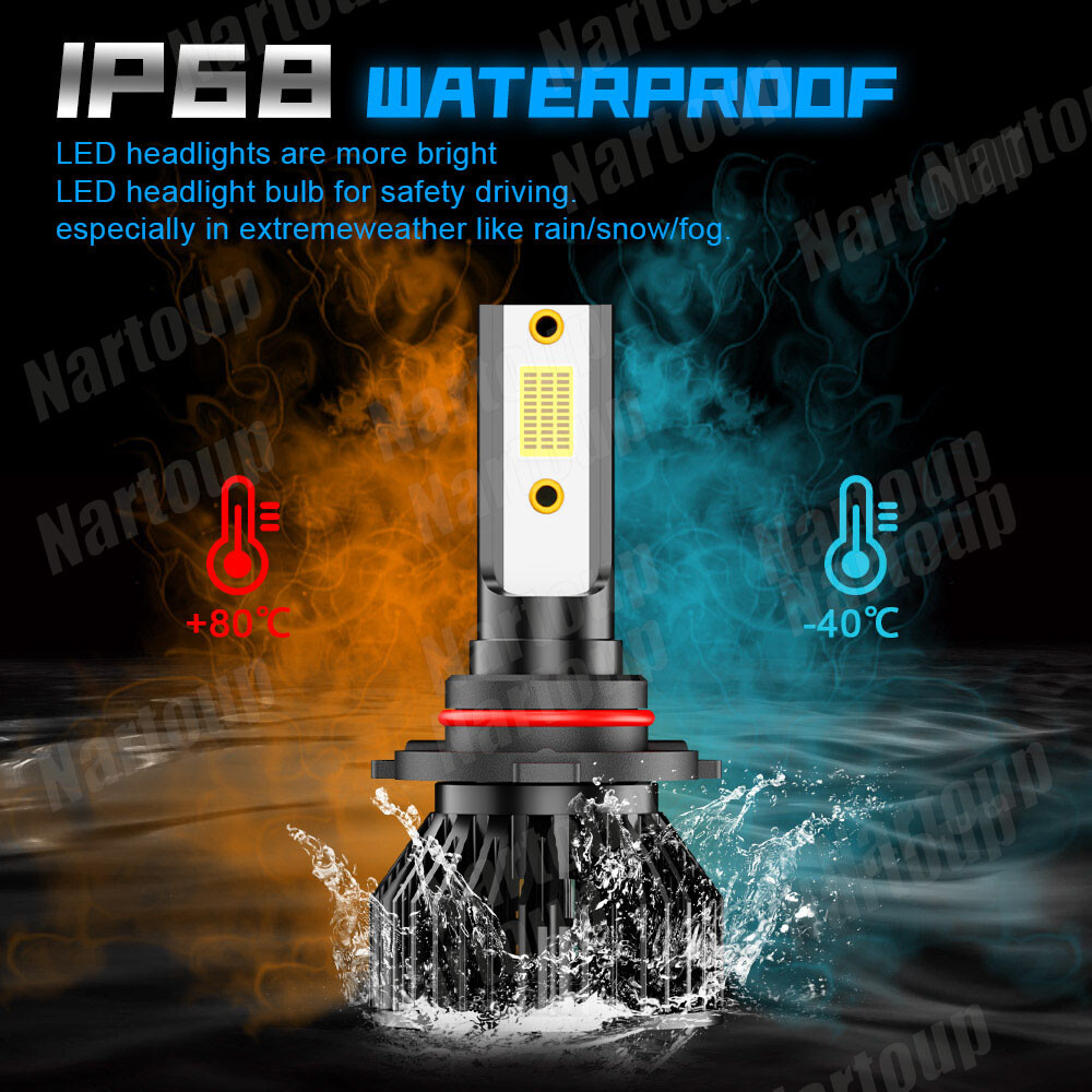 For Subaru Outback 2010-2014 6X LED Headlight High & Low + Fog Bulbs Combo 6500K