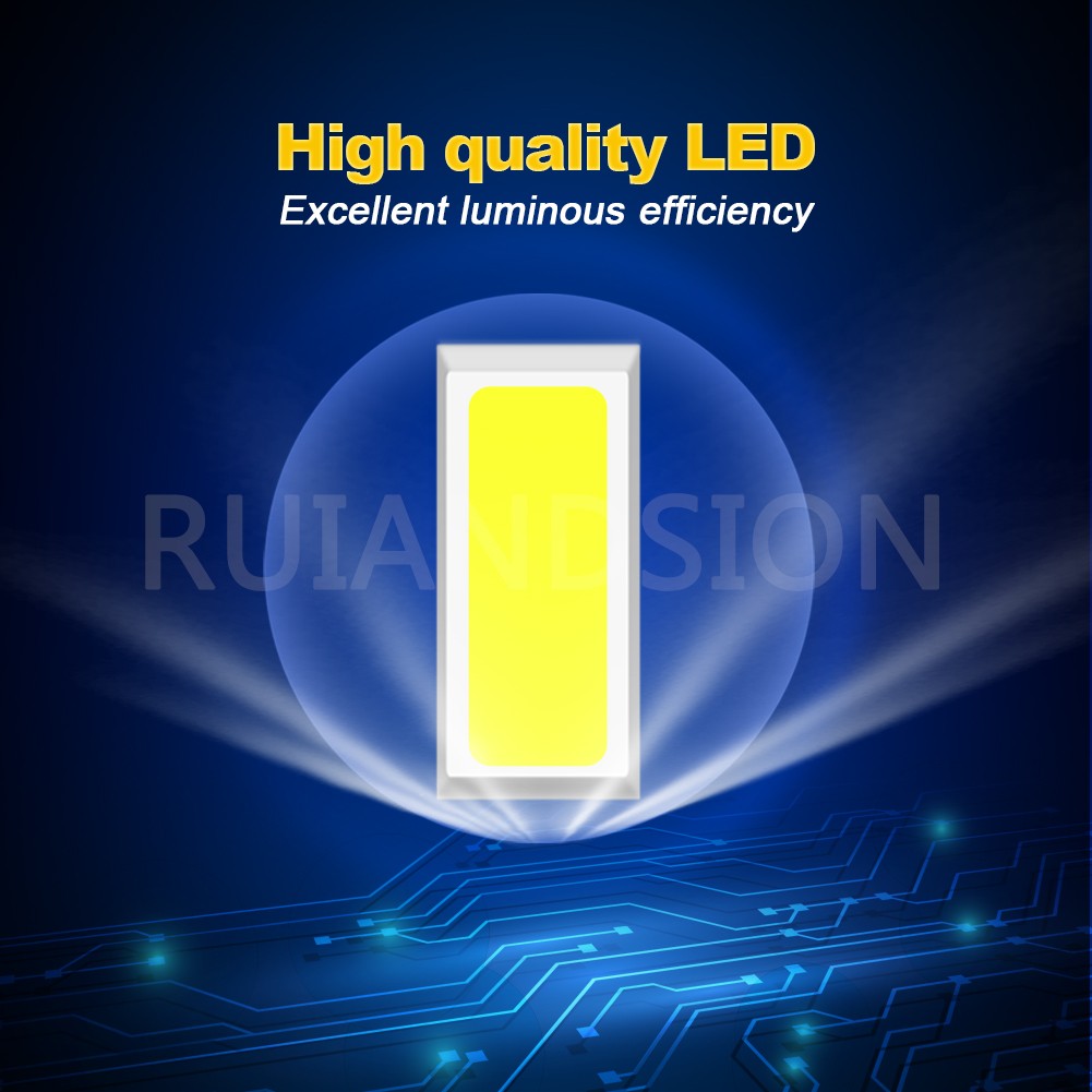 Ruiandsion BA15D LED Bulb 540LM 6000K White 27SMD For Car Boat RV Interior Light