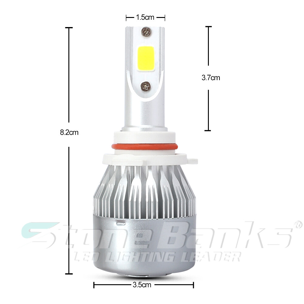 9145 9140 LED Headlight Bulbs Fog Light Beam 150m Front Lamp 100W 20000LM 6000K