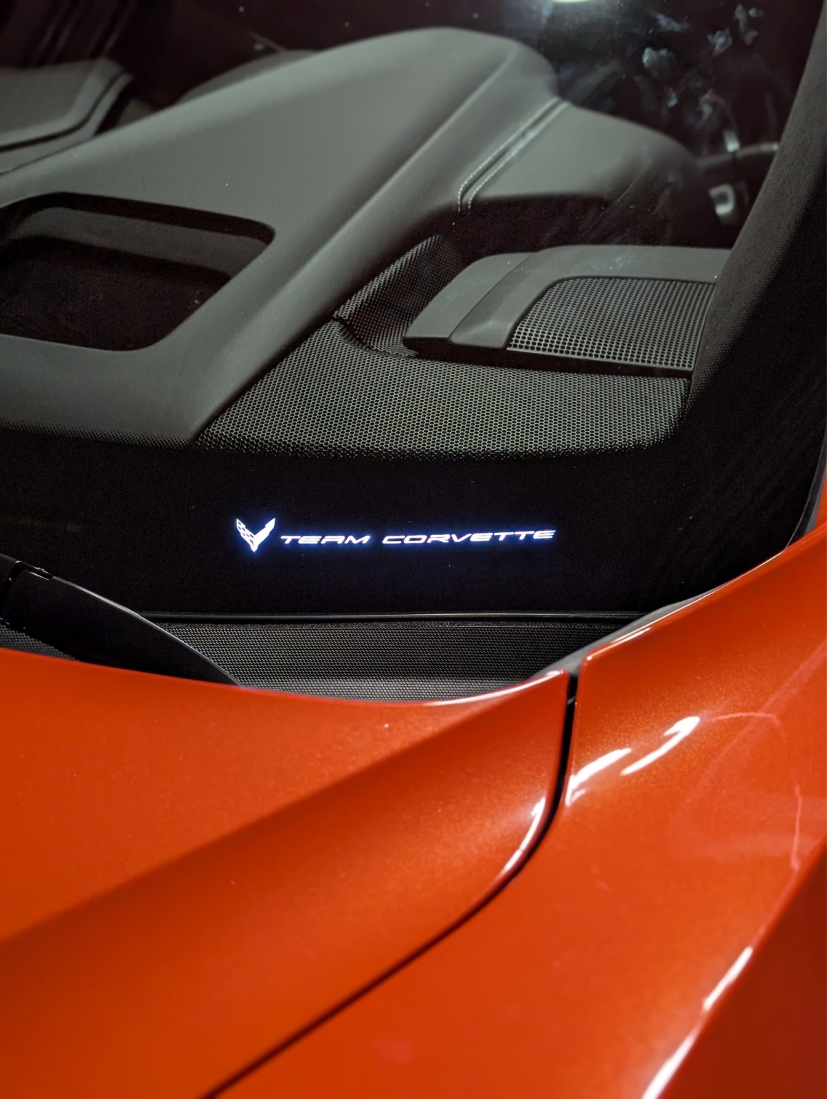 The Original C8 Corvette RGBW Team Corvette Windshield LED – Made in the USA!