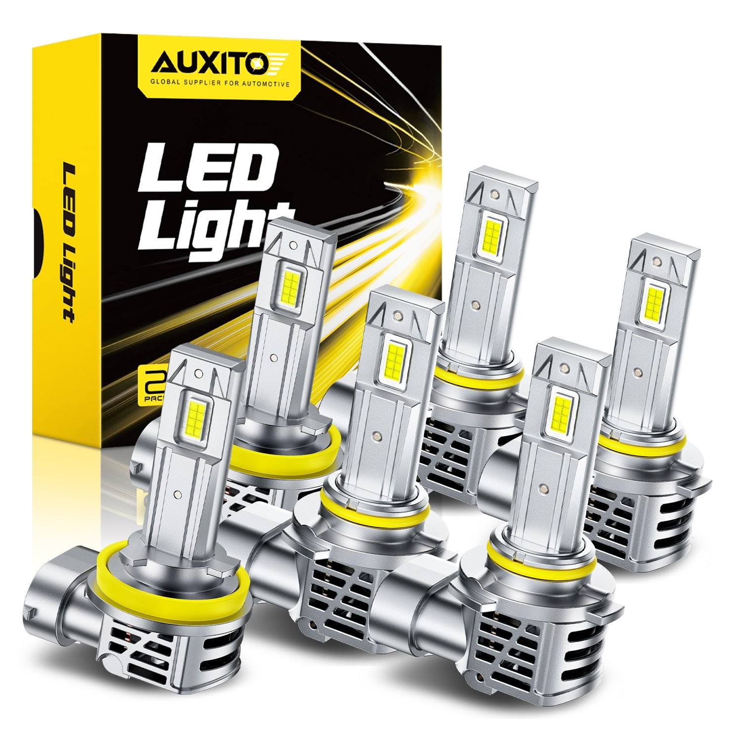 9005 9006 H11 Combo LED Headlight High Low Beam Bulbs 6500K Cold White 800000LM