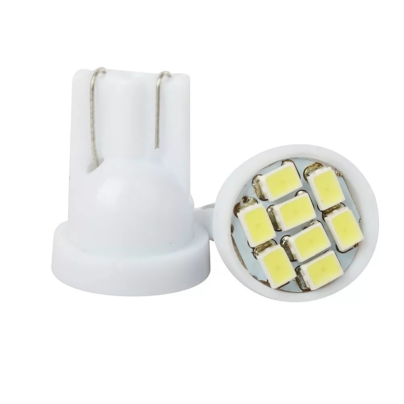 10x 8 SMD White LED Bulb Reading Light license Plate Light Door Edge Light New