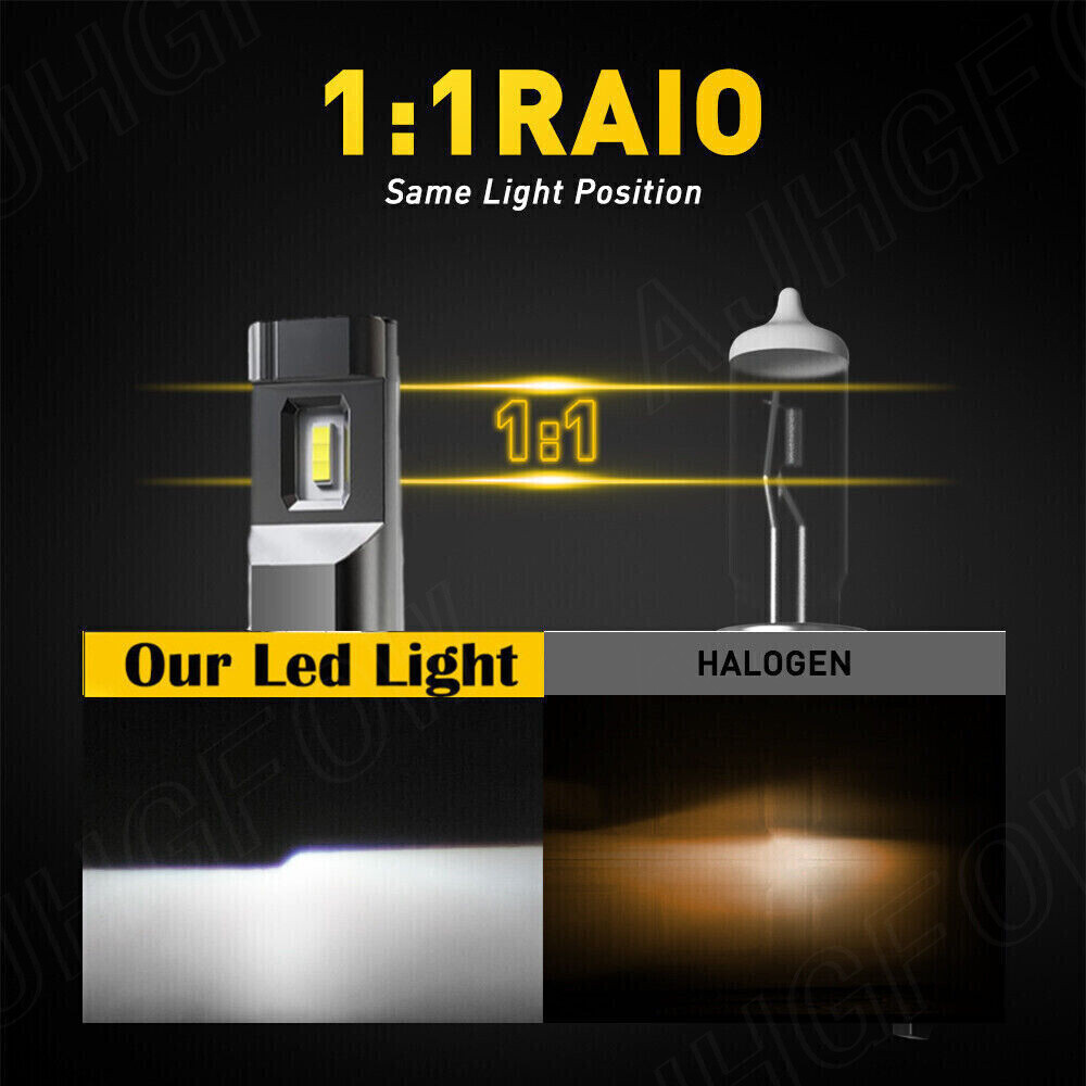 Para For Ford EcoSport 2018- 2019 2020 Combo LED faro + luces antiniebla 6x