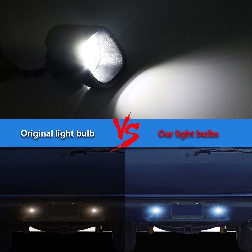 For 1998-2005 Chevrolet Blazer Car Rear 18 LED Number License Plate Light 2PC