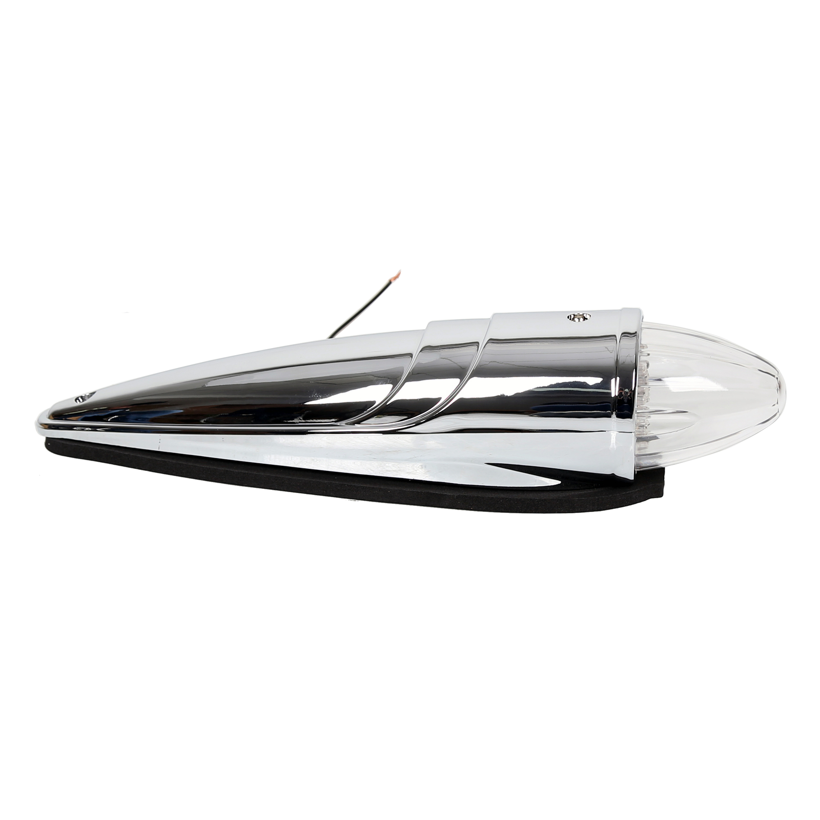 5x Clear/Amber 17 LED Torpedo Cab Marker Roof Light For Peterbilt Kenworth Mack