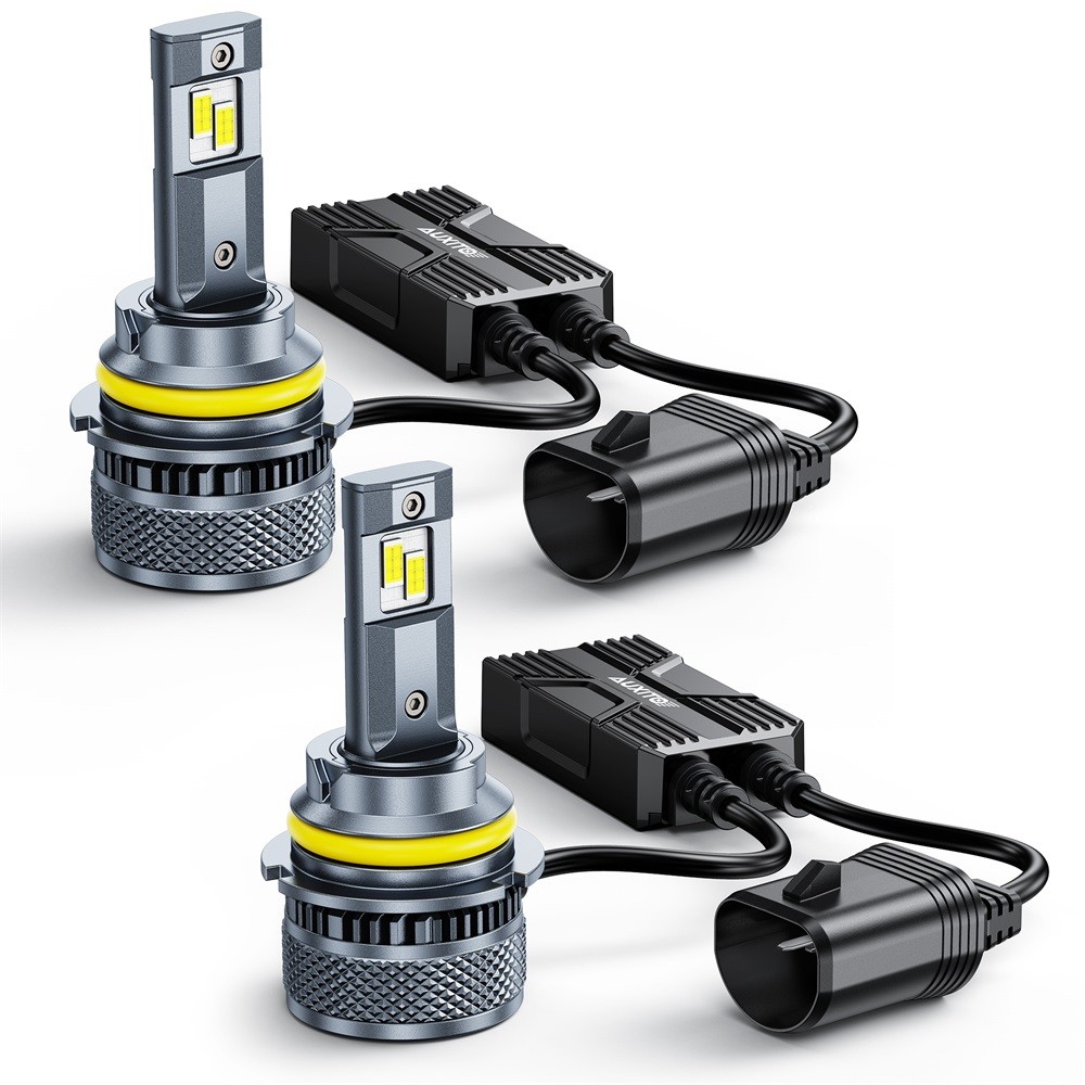 AUXITO 9004 HB1 LED Headlight Bulbs 6500K White 32000LM For Halogen Replace X5