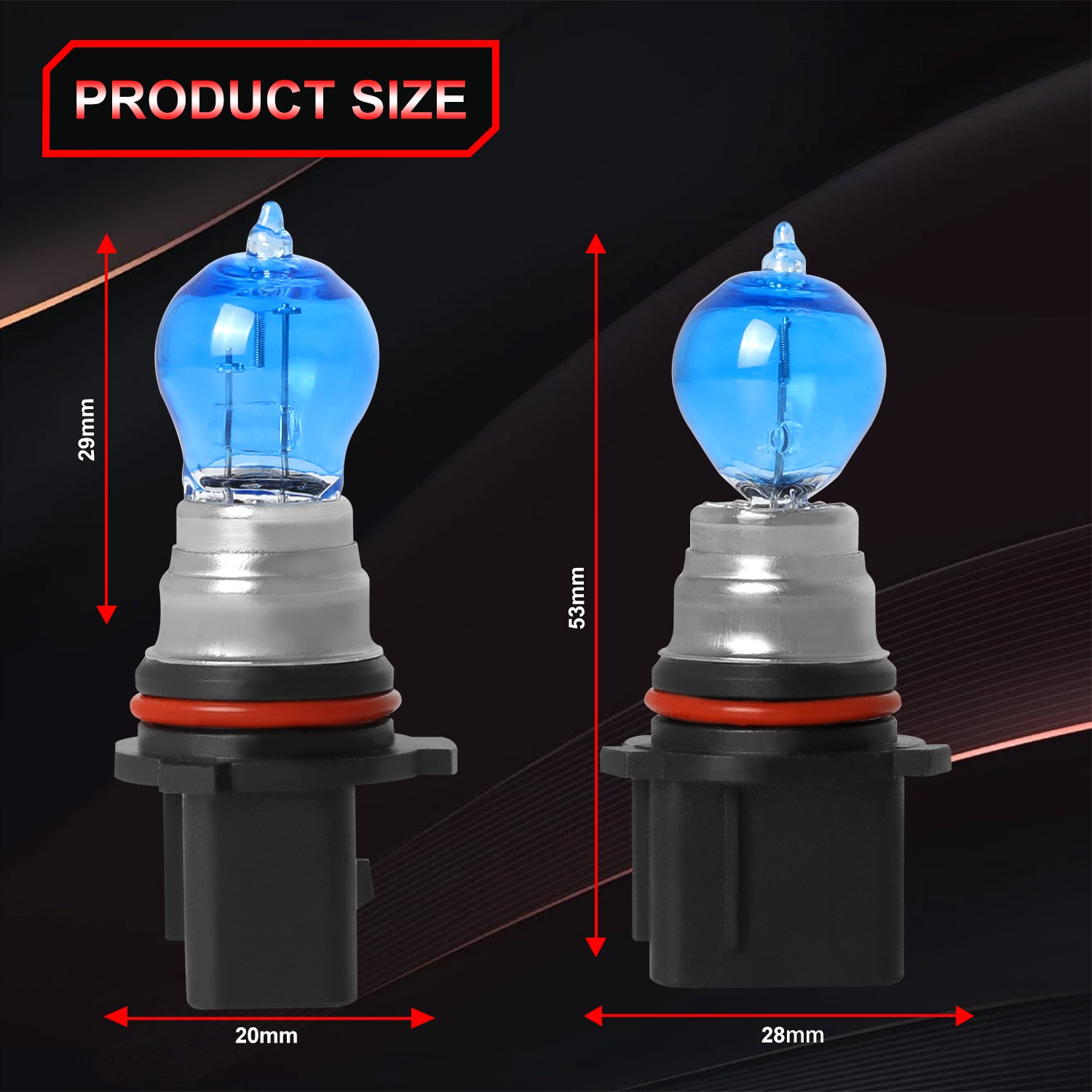 2Pcs 12278 PSX26W Halogen Fog Light Bulbs 4200K FOR Chevy Suburban 2015-2017