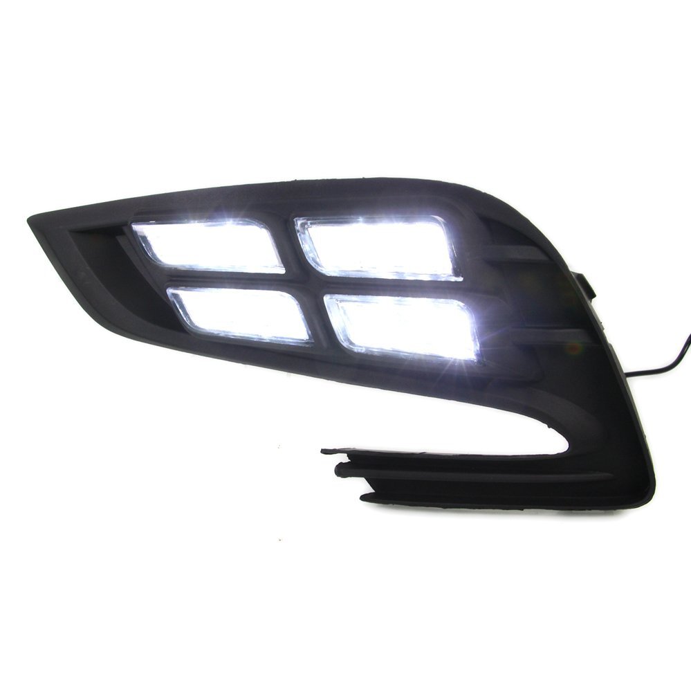 LED DRL For Buick Encore Opel Mokka 2017 2018 Daytime Running Light Turn Signal