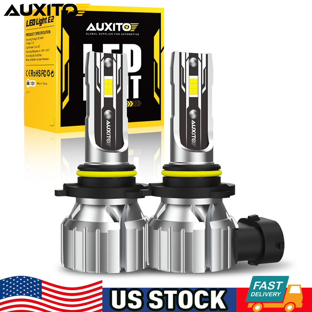 AUXITO 9006 LED Headlight Low Beam Bulb Conversion Kit White Bright 80000LM